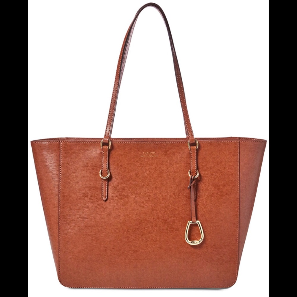 Lauren Ralph Lauren Bennington Leather Tote